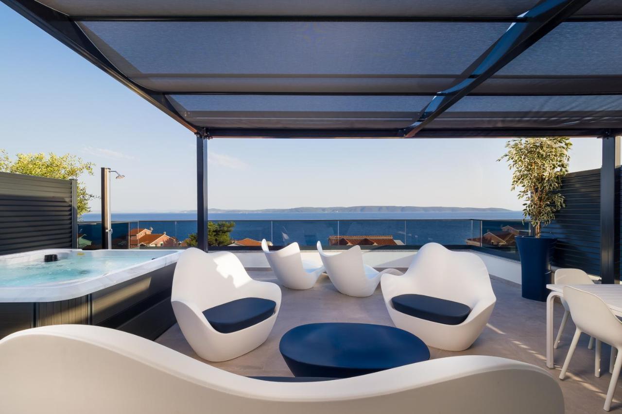 Luxury Apartment- Balcony- Private Rooftop And Jacuzzi- Common Pool Traù Esterno foto