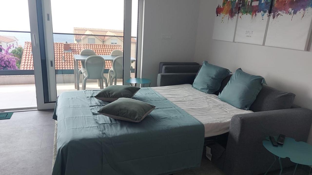 Luxury Apartment- Balcony- Private Rooftop And Jacuzzi- Common Pool Traù Esterno foto